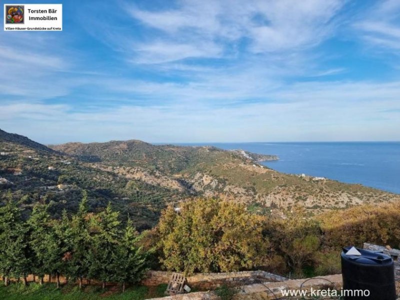Rodia-Heraklion Über den Dächern von Heraklion – Exklusive Natursteinvilla mit spektakulärem Panoramameerblick Haus kaufen